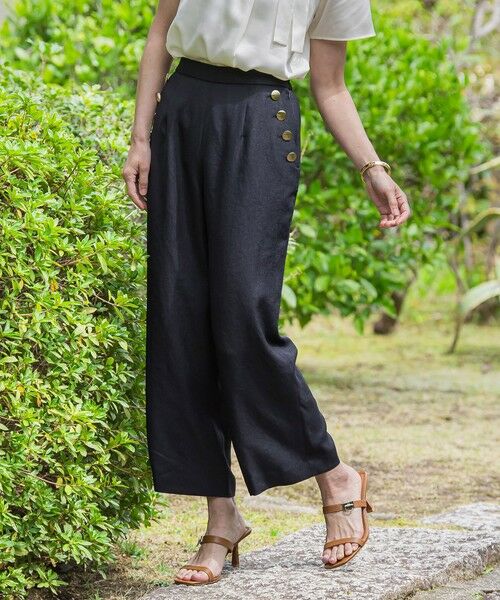 Viaggio Blu / ビアッジョブルー その他パンツ | アイアスワイドパンツ≪手洗い可能≫ | 詳細2