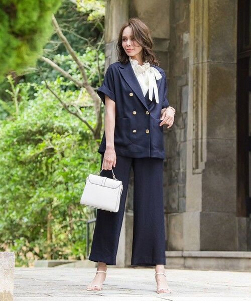 Viaggio Blu / ビアッジョブルー その他パンツ | アイアスワイドパンツ≪手洗い可能≫ | 詳細7