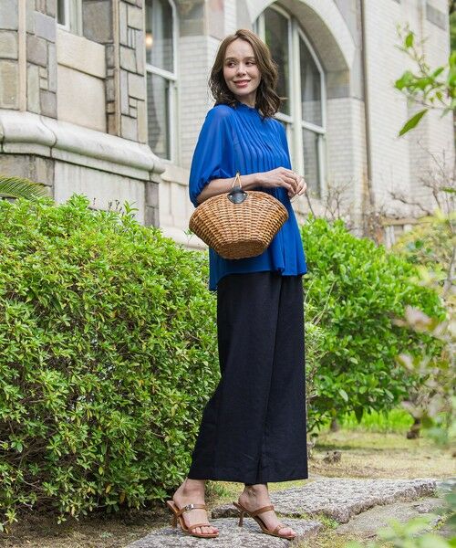 Viaggio Blu / ビアッジョブルー その他パンツ | アイアスワイドパンツ≪手洗い可能≫ | 詳細9