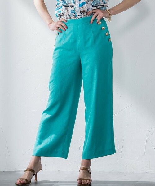 Viaggio Blu / ビアッジョブルー その他パンツ | アイアスワイドパンツ≪手洗い可能≫ | 詳細22