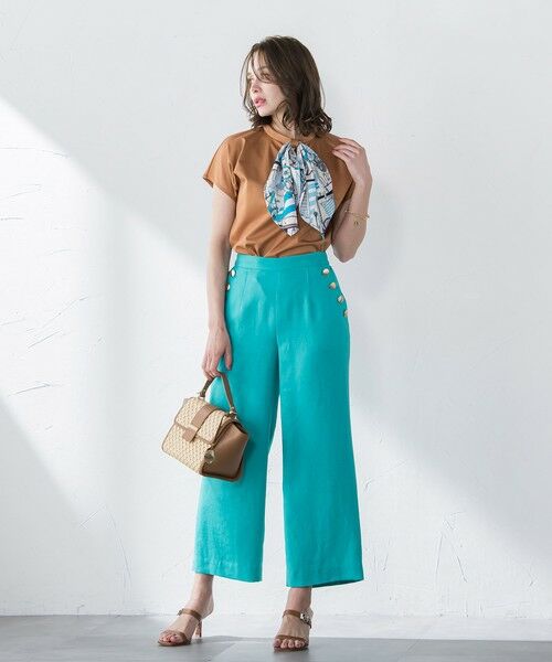 Viaggio Blu / ビアッジョブルー その他パンツ | アイアスワイドパンツ≪手洗い可能≫ | 詳細26