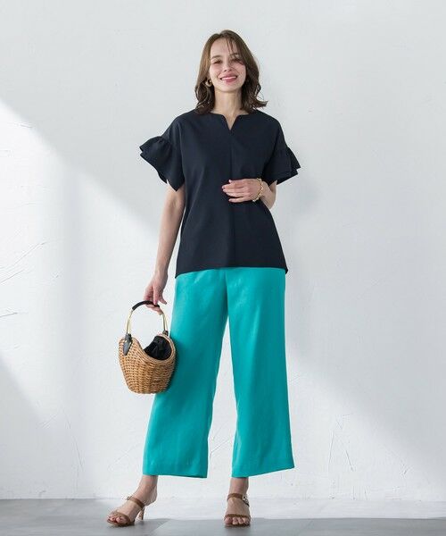 Viaggio Blu / ビアッジョブルー その他パンツ | アイアスワイドパンツ≪手洗い可能≫ | 詳細28