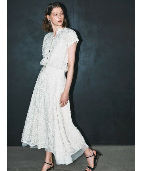 Viaggio Blu / ビアッジョブルー ミニ・ひざ丈スカート | フラワーローブスカート | 詳細9