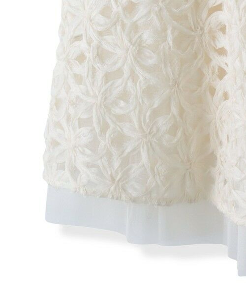 Viaggio Blu / ビアッジョブルー ミニ・ひざ丈スカート | フラワーローブスカート | 詳細12