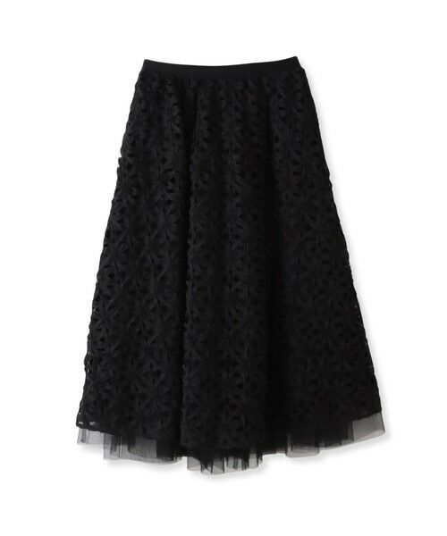 Viaggio Blu / ビアッジョブルー ミニ・ひざ丈スカート | フラワーローブスカート | 詳細21