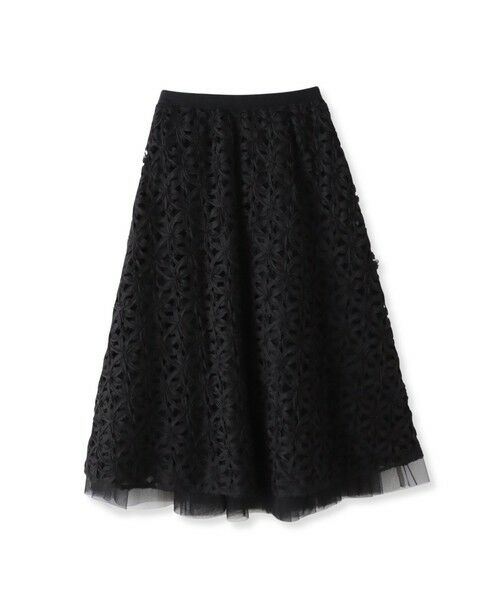 Viaggio Blu / ビアッジョブルー ミニ・ひざ丈スカート | フラワーローブスカート | 詳細25