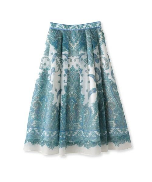 Viaggio Blu / ビアッジョブルー ミニ・ひざ丈スカート | ペイズリープリントスカート≪手洗い可能≫ | 詳細28