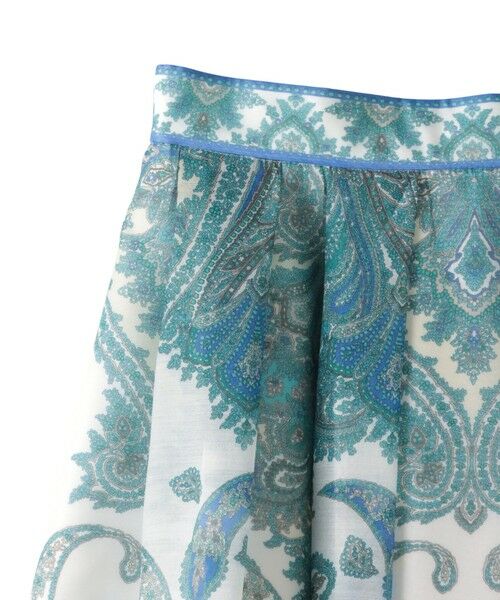 Viaggio Blu / ビアッジョブルー ミニ・ひざ丈スカート | ペイズリープリントスカート≪手洗い可能≫ | 詳細29