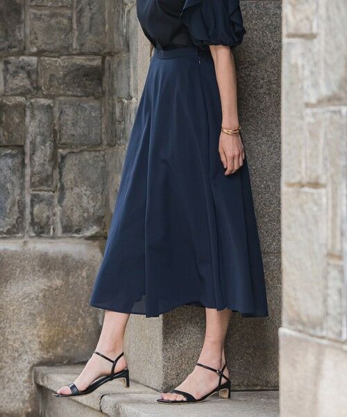 Viaggio Blu / ビアッジョブルー ミニ・ひざ丈スカート | ドライシアーシャンブレースカート≪手洗い可能≫ | 詳細11