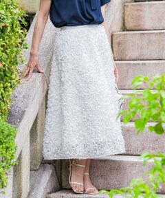 Viaggio Blu / ビアッジョブルー ミニ・ひざ丈スカート | フラワーチュールスカート