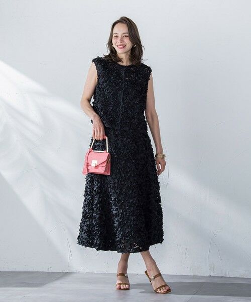 Viaggio Blu / ビアッジョブルー ミニ・ひざ丈スカート | フラワーチュールスカート | 詳細17