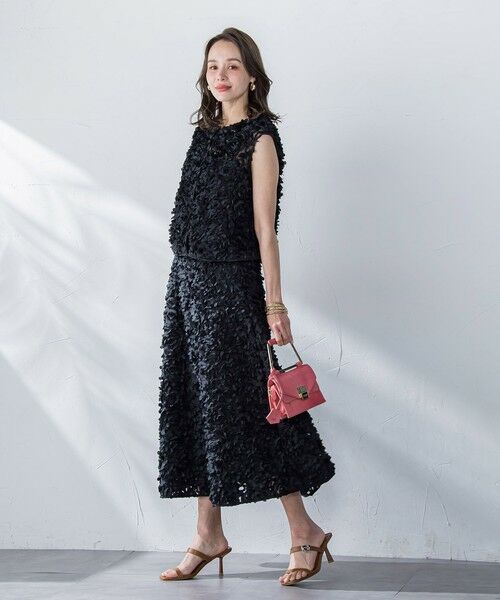 Viaggio Blu / ビアッジョブルー ミニ・ひざ丈スカート | フラワーチュールスカート | 詳細18