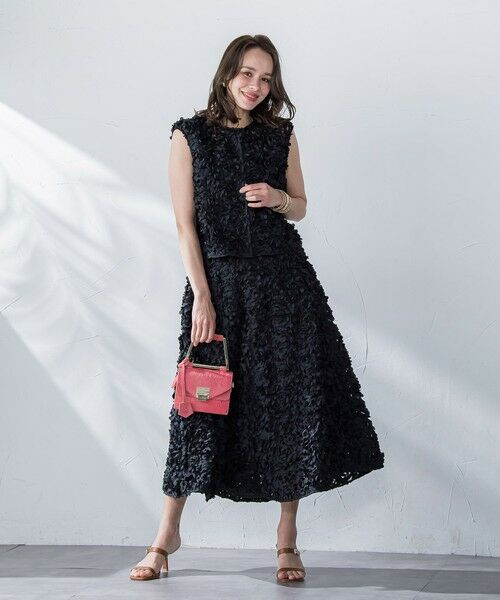 Viaggio Blu / ビアッジョブルー ミニ・ひざ丈スカート | フラワーチュールスカート | 詳細19