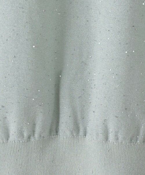 Viaggio Blu / ビアッジョブルー ニット・セーター | ミニスパンコールクループルオーバー≪手洗い可能≫ | 詳細9