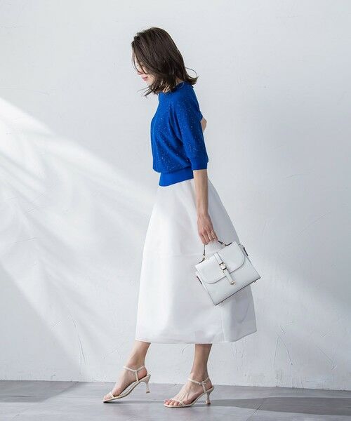 Viaggio Blu / ビアッジョブルー ニット・セーター | ミニスパンコールクループルオーバー≪手洗い可能≫ | 詳細28