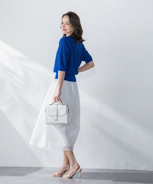 Viaggio Blu / ビアッジョブルー ニット・セーター | ミニスパンコールクループルオーバー≪手洗い可能≫ | 詳細29