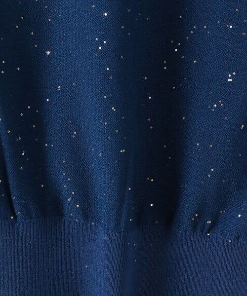 Viaggio Blu / ビアッジョブルー ニット・セーター | ミニスパンコールクループルオーバー≪手洗い可能≫ | 詳細18