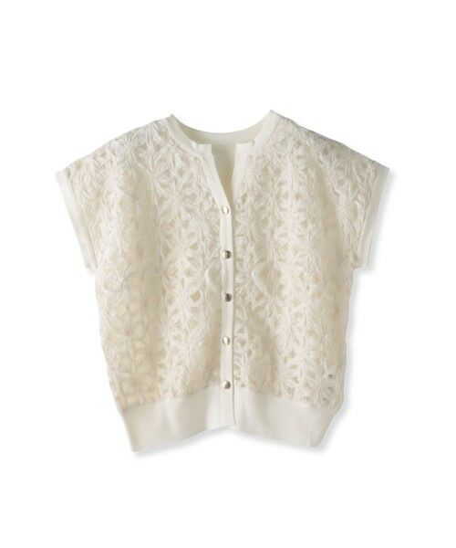 Viaggio Blu / ビアッジョブルー ニット・セーター | フラワーローブカーディガン≪手洗い可能≫ | 詳細11