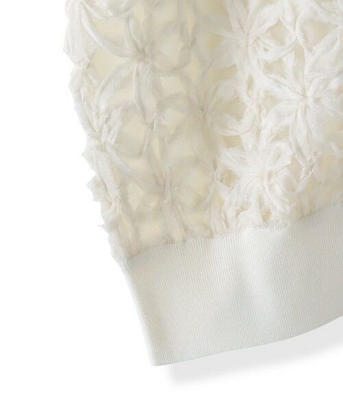 Viaggio Blu / ビアッジョブルー ニット・セーター | フラワーローブカーディガン≪手洗い可能≫ | 詳細14