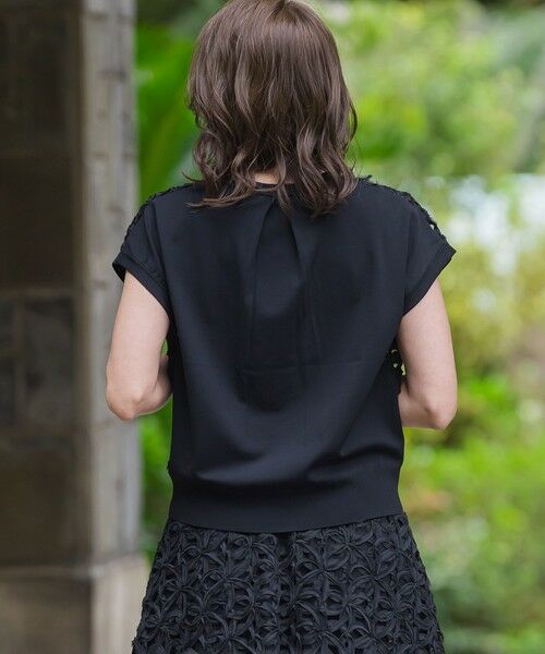 Viaggio Blu / ビアッジョブルー ニット・セーター | フラワーローブカーディガン≪手洗い可能≫ | 詳細21