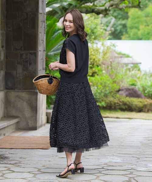 Viaggio Blu / ビアッジョブルー ニット・セーター | フラワーローブカーディガン≪手洗い可能≫ | 詳細25