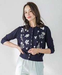 ☆未使用タグ付き☆viaggio blu トリミングファーカーディガン M ☆未使用タグ付き☆viaggio blu トリミングファーカーディガン M