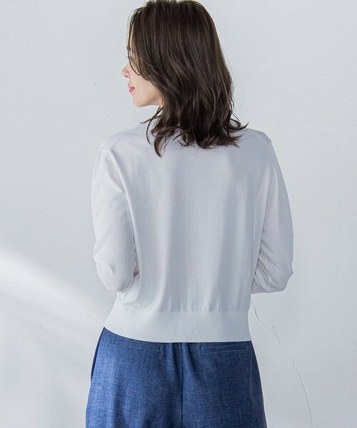 Viaggio Blu / ビアッジョブルー カーディガン・ボレロ | 【新色追加】ハーブ刺繍カーディガン≪手洗い可能≫ | 詳細5