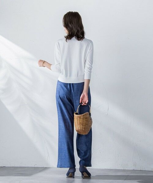 Viaggio Blu / ビアッジョブルー カーディガン・ボレロ | 【新色追加】ハーブ刺繍カーディガン≪手洗い可能≫ | 詳細9