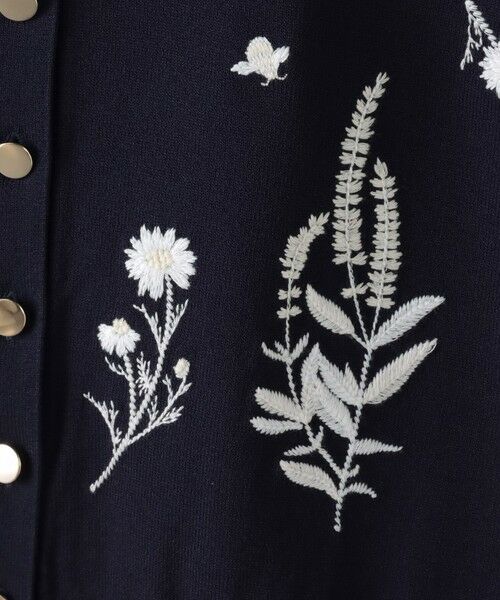 Viaggio Blu / ビアッジョブルー カーディガン・ボレロ | 【新色追加】ハーブ刺繍カーディガン≪手洗い可能≫ | 詳細18