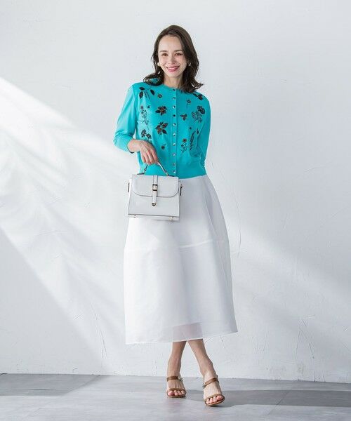 Viaggio Blu / ビアッジョブルー カーディガン・ボレロ | 【新色追加】ハーブ刺繍カーディガン≪手洗い可能≫ | 詳細23