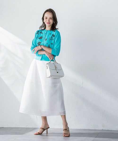 Viaggio Blu / ビアッジョブルー カーディガン・ボレロ | 【新色追加】ハーブ刺繍カーディガン≪手洗い可能≫ | 詳細24