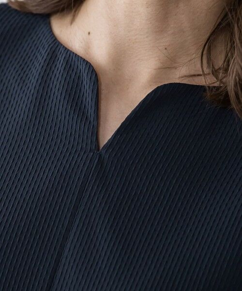Viaggio Blu / ビアッジョブルー シャツ・ブラウス | ストレッチドビーブラウス≪洗濯機で洗える≫ | 詳細12