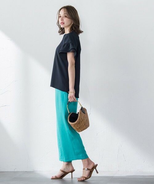 Viaggio Blu / ビアッジョブルー シャツ・ブラウス | ストレッチドビーブラウス≪洗濯機で洗える≫ | 詳細18