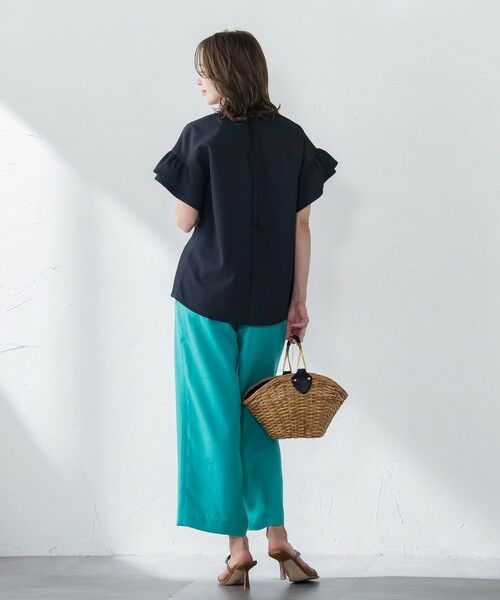 Viaggio Blu / ビアッジョブルー シャツ・ブラウス | ストレッチドビーブラウス≪洗濯機で洗える≫ | 詳細19