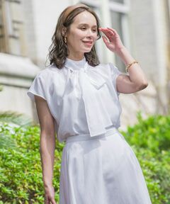 Viaggio Blu / ビアッジョブルー シャツ・ブラウス | ドライシアーシャンブレーブラウス≪洗濯機で洗える≫