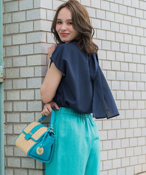 Viaggio Blu / ビアッジョブルー シャツ・ブラウス | ドライシアーシャンブレーブラウス≪洗濯機で洗える≫ | 詳細13