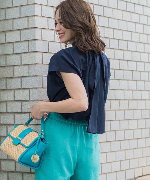 Viaggio Blu / ビアッジョブルー シャツ・ブラウス | ドライシアーシャンブレーブラウス≪洗濯機で洗える≫ | 詳細14