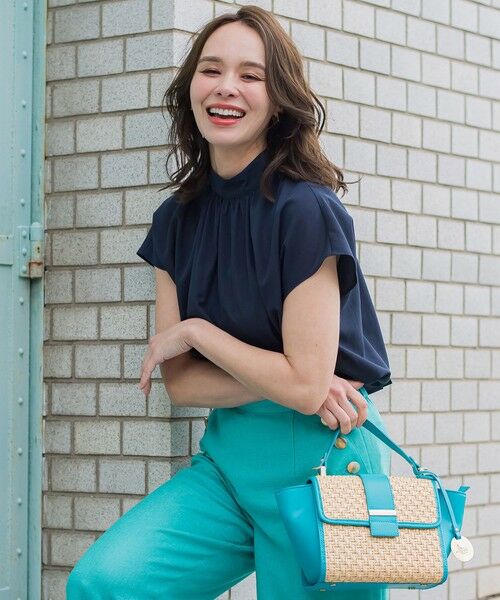 Viaggio Blu / ビアッジョブルー シャツ・ブラウス | ドライシアーシャンブレーブラウス≪洗濯機で洗える≫ | 詳細16