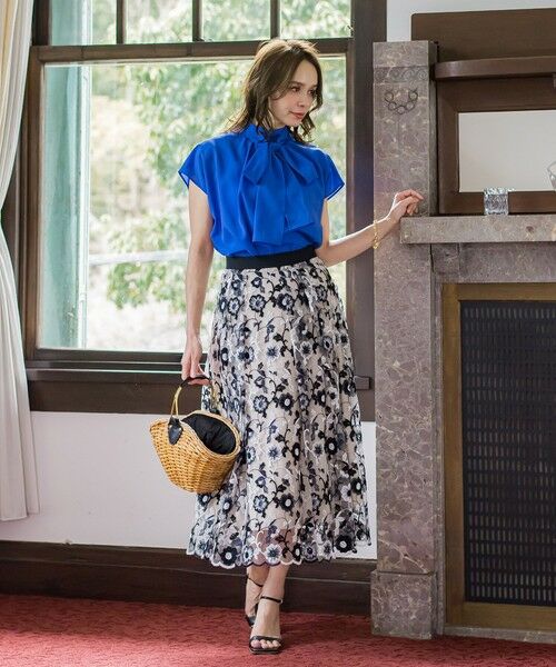 Viaggio Blu / ビアッジョブルー シャツ・ブラウス | ドライシアーシャンブレーブラウス≪洗濯機で洗える≫ | 詳細19