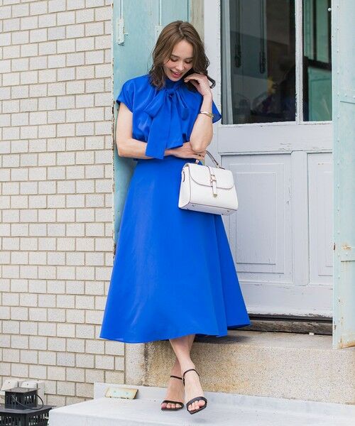 Viaggio Blu / ビアッジョブルー シャツ・ブラウス | ドライシアーシャンブレーブラウス≪洗濯機で洗える≫ | 詳細26