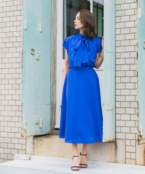 Viaggio Blu / ビアッジョブルー シャツ・ブラウス | ドライシアーシャンブレーブラウス≪洗濯機で洗える≫ | 詳細27