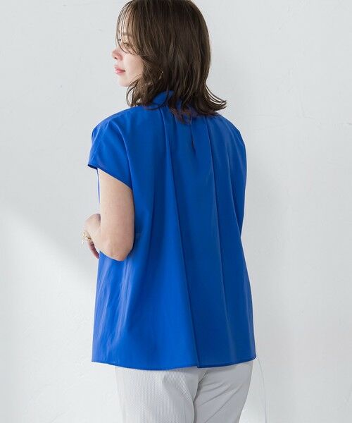 Viaggio Blu / ビアッジョブルー シャツ・ブラウス | ドライシアーシャンブレーブラウス≪洗濯機で洗える≫ | 詳細29