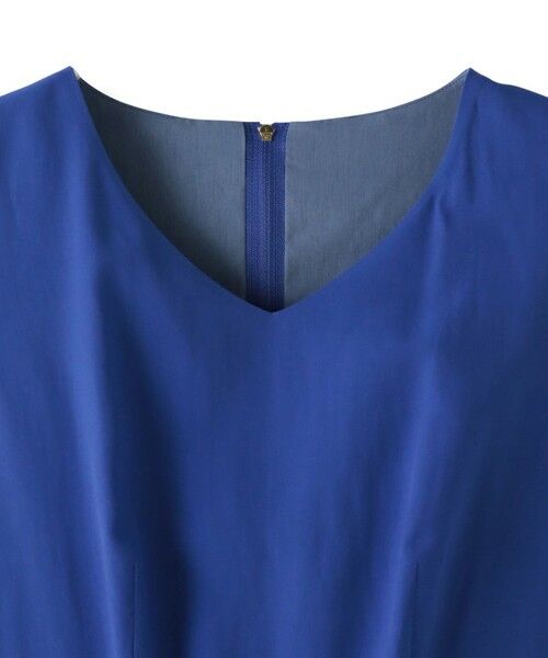 Viaggio Blu / ビアッジョブルー ロング・マキシ丈ワンピース | ドライシアーシャンブレーワンピース≪洗濯機で洗える≫ | 詳細14