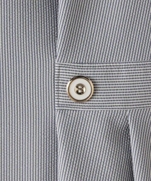 Viaggio Blu / ビアッジョブルー ロング・マキシ丈ワンピース | シアーサッカーワンピース≪洗濯機で洗える≫ | 詳細14