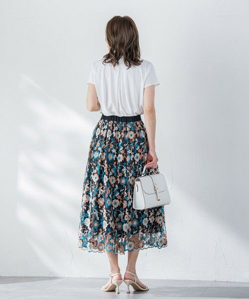 Viaggio Blu / ビアッジョブルー カットソー | サテンボウタイプルオーバー≪洗濯機で洗える≫ | 詳細6