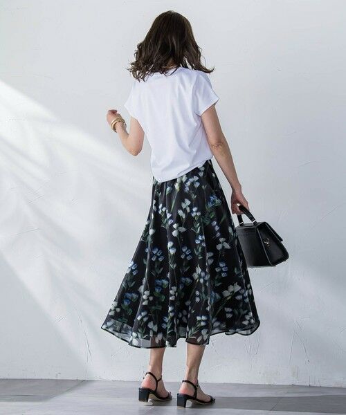 Viaggio Blu / ビアッジョブルー カットソー | リシアンサスプリントTシャツ≪洗濯機で洗える≫ | 詳細11