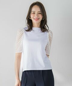 YOU22　美品8万円程ビアッジョブルーviaggio bluモヘアロイヤ ビアッジョブルー Viaggio Blu 【大きいサイズ】パネルフラワー