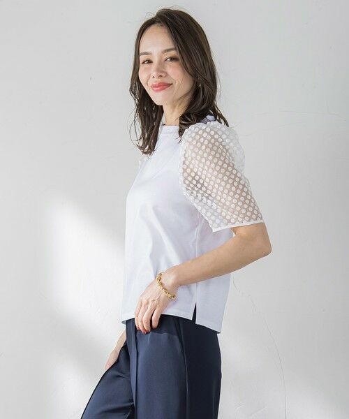 Viaggio Blu / ビアッジョブルー シャツ・ブラウス | オパールドットカットソー≪手洗い可能≫ | 詳細2