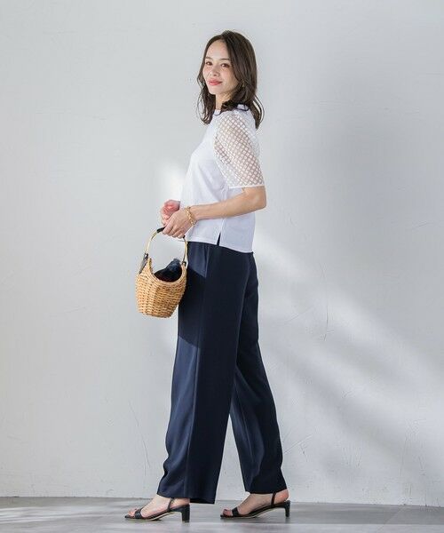 Viaggio Blu / ビアッジョブルー シャツ・ブラウス | オパールドットカットソー≪手洗い可能≫ | 詳細6