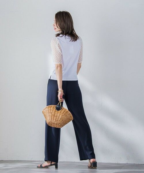 Viaggio Blu / ビアッジョブルー シャツ・ブラウス | オパールドットカットソー≪手洗い可能≫ | 詳細7